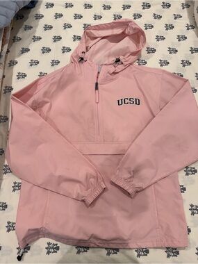 UCSD Champion Pink Windbreaker